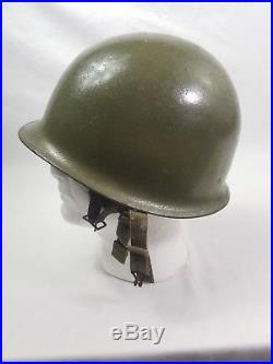 Korean War US U. S. M1 Paratrooper Helmet, Airborne, Genuine, Complete, Original, Army