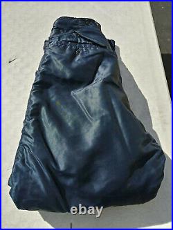 Korean War USAAF D-1A Blue Heavy Flying Trousers Size 36 MFG S. H. Knopf MFG