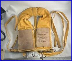 Korean War USAF Stein Bros Mfg Mae West B-5 Pneumatic Life Preserver Vest