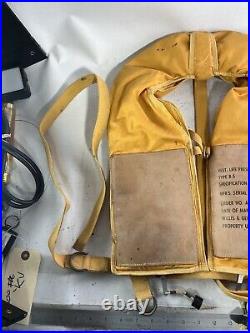 Korean War USAF Stein Bros Mfg Mae West B-5 Pneumatic Life Preserver Vest