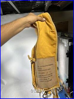 Korean War USAF Stein Bros Mfg Mae West B-5 Pneumatic Life Preserver Vest