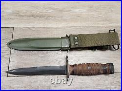 Korean War USGI Camillus 1953 Contract Model 4 Bayonet