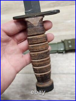 Korean War USGI Camillus 1953 Contract Model 4 Bayonet