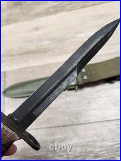 Korean War USGI Camillus 1953 Contract Model 4 Bayonet