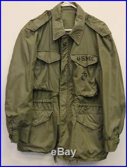 Korean War USMC Field Jacket Issued At Quantico, Owner Info