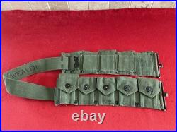 Korean War USMC MARINE CORPS M1 Garand Rifle Ammo Ammunition Belt 10 Pocket