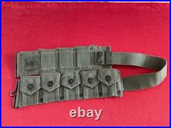 Korean War USMC MARINE CORPS M1 Garand Rifle Ammo Ammunition Belt 10 Pocket