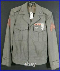 Korean War USMC Marine Corps Sergeant Uniform Coat & Six Ribbons'CL CREECH
