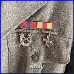 Korean War USMC Marine Corps Uniform Named With Marksman Badges