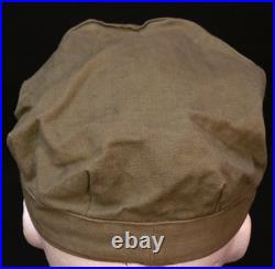 Korean War USMC Marine Corps Utility Cap Cover HBT Hat EGA Stamped 1952 Contract