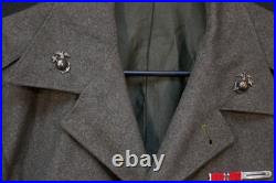 Korean War USMC Marine Corps Vandergrift Jacket Sergeant Service Decorated