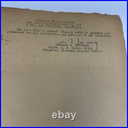 Korean War USMC Mine School Student Guide 1st Marine Division FMF Manual