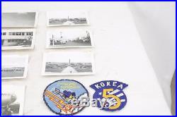 Korean War Us B29 Photo Group And Patches