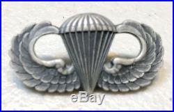 Korean War Us Military Airborne Paratrooper Jump Wings Insignia Pin Badge