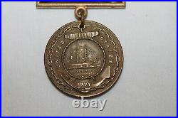 Korean War Us Navy Issued Lapel Dress, Hat Badge, Medal, Bars-sterling & G. P. Lot-7