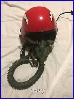 Korean War Usaf P-1 Helmet & MS-22001 Oxygen Mask