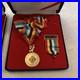 Korean War Veteran Ambassador For Peace Medal Set In Cases Old Military Awards