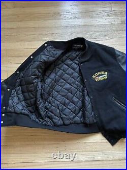 Korean War Veteran Letterman Leather Jacket