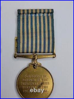 Korean War Veterans Medals/Ribbons & Trench Art Ring