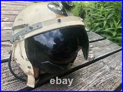 Korean War Vietnam P4 A Jet Pilot Flight Helmet and Type A-17 boots bag O2 Mask