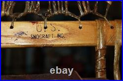 Korean War Vintage 1953 Snocraft US Military Snow Shoes 53 x 9-3/4