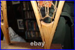 Korean War Vintage 1953 Snocraft US Military Snow Shoes 53 x 9-3/4