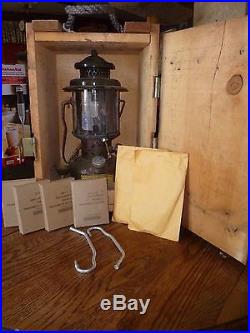 Korean War Vintage coleman lantern US Military 1952 With Custom ammo case/extras
