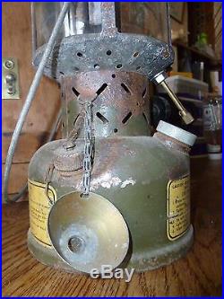 Korean War Vintage coleman lantern US Military 1952 With Custom ammo case/extras