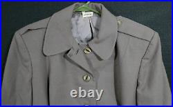 Korean War WAC Women's Army Corps Jacket Taupe Size 14LA Shade 121 Dated 1952