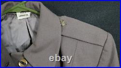 Korean War WAC Women's Army Corps Jacket Taupe Size 14LA Shade 121 Dated 1952