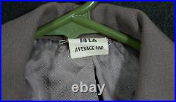 Korean War WAC Women's Army Corps Jacket Taupe Size 14LA Shade 121 Dated 1952