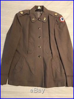 Korean War WAC Womens Army Corps Taupe Uniform