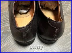 Korean War WW2 Endicott Johnson USMC Issue Leather Shoes Dated 1956 11.5 FF