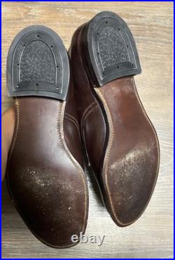 Korean War WW2 Endicott Johnson USMC Issue Leather Shoes Dated 1956 11.5 FF