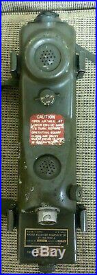 Korean War Walkie-Talkie(MFD1951) No Corrosion(BatteryRemoved) Original Antenna