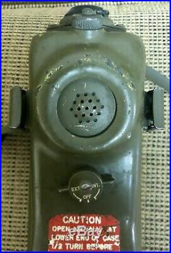 Korean War Walkie-Talkie(MFD1951) No Corrosion(BatteryRemoved) Original Antenna