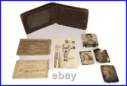 Korean War Warner Fitzgerald I. D. Card, Wallet, & Photos Soldier & Lover RARE
