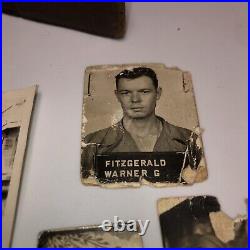 Korean War Warner Fitzgerald I. D. Card, Wallet, & Photos Soldier & Lover RARE