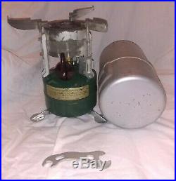 Korean War era 1951 Coleman M-1950 Gas Cooking Stove Case & Wrench