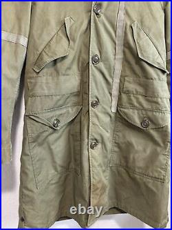 Korean War era U. S. Air Force M-1947 Overcoat Parka withLiner Soldier Modified