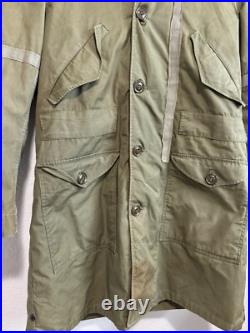 Korean War era U. S. Army M-1947 Overcoat Parka withLiner, Soldier Modified