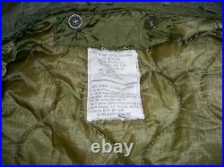 Korean War era US Army M-1951 OD Fishtail Extreme Cold Weather Parka with liner