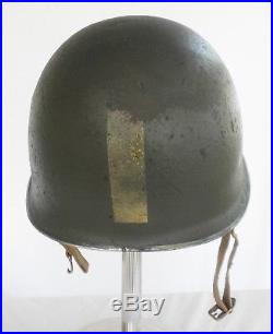 Korean War era US army m1c helmet 2nd bat. 187th pir (re-creation)