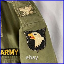 Korean War m51 Field Jacket Patched 101st Airborne Colonel Officer