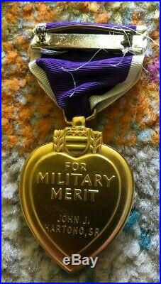 Korean War medal group to Illinois Army First Lieutenant KIA Purple Heart
