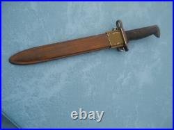 Korean war 10 inch BAYONET & SCABBARD M1 GARAND korean marked KS 60-6 Korea