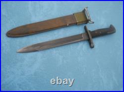 Korean war 10 inch BAYONET & SCABBARD M1 GARAND korean marked KS 60-6 Korea