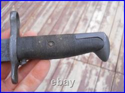 Korean war 10 inch BAYONET & SCABBARD M1 GARAND korean marked KS 60-6 Korea