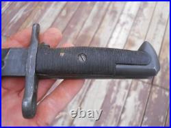Korean war 10 inch BAYONET & SCABBARD M1 GARAND korean marked KS 60-6 Korea