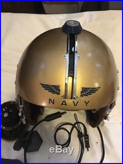 Korean war U. S. Navy flight helmet MSA Aph-5 -UPDATED PHOTOS